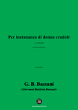 G. B. Bassani-Per lontananza di donna crudele