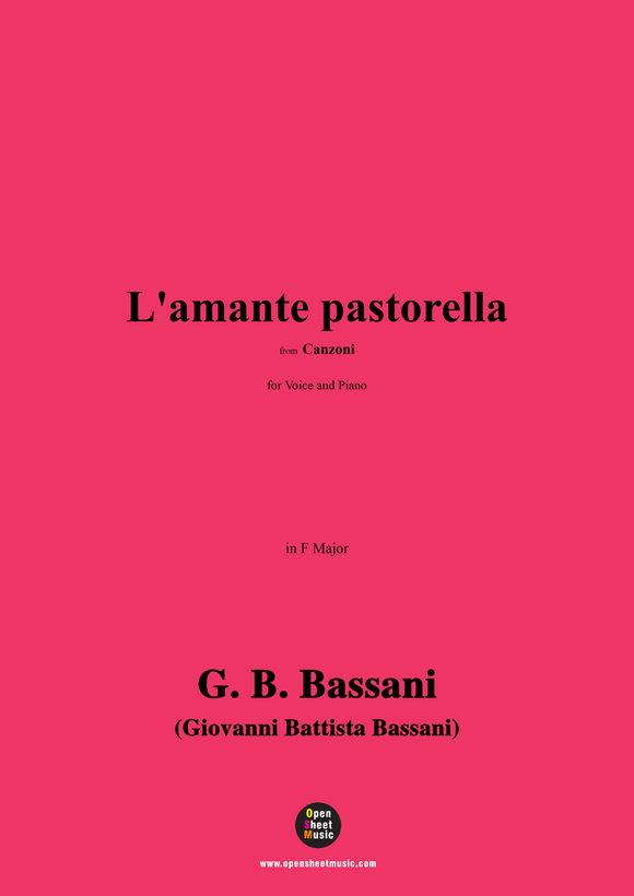 G. B. Bassani-L'amante pastorella