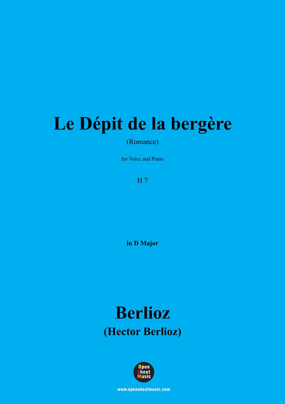 Berlioz-Le Dépit de la bergère(Romance)