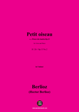 Berlioz-Petit oiseau