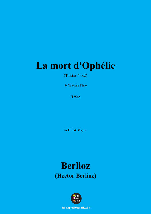 Berlioz-La mort d'Ophélie(Tristia No.2)