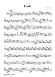 Berteau-Etude(Allegro),for Solo Cello