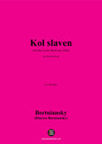 Bortniansky-Kol slaven,in E flat Major,for Mixed Chorus