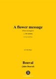 Bouval-A flower message