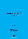 Brahms-Gestillte Sehnsucht,for Voice,Viola and Piano