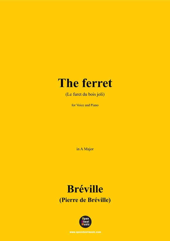 P. de Bréville-The ferret