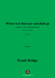 Frank Bridge-Where is it that our soul doth go,for Voice,Cello and Piano