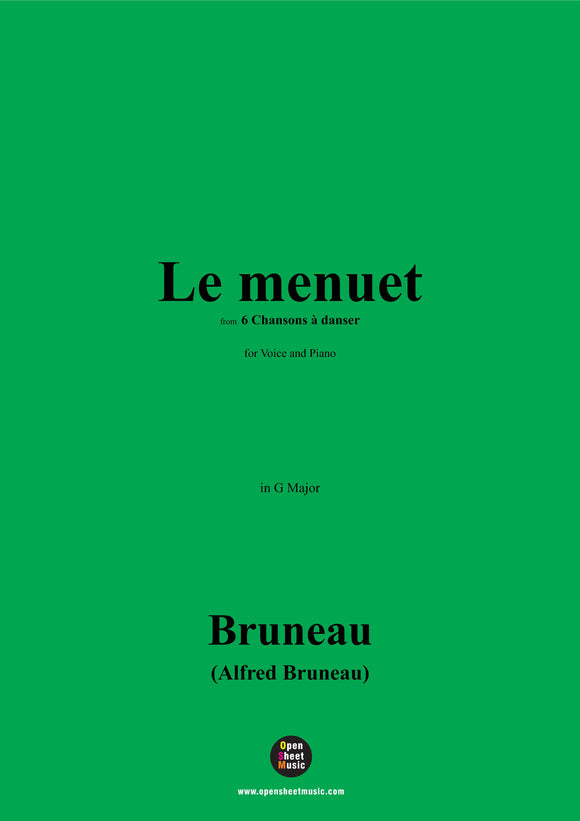 Alfred Bruneau-Le menuet