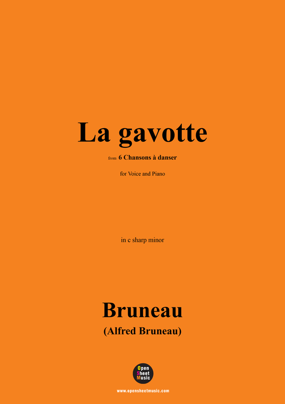 Alfred Bruneau-La gavotte