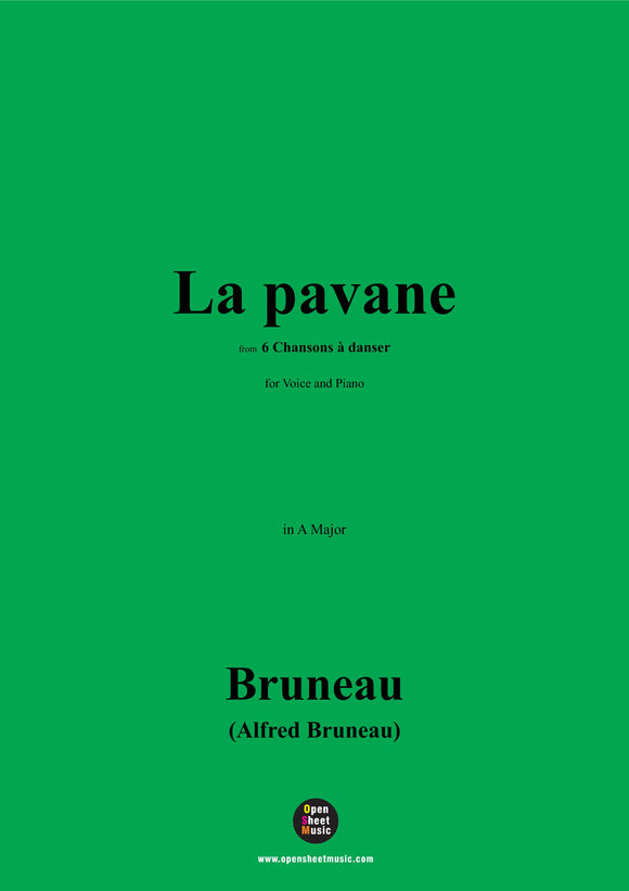 Alfred Bruneau-La pavane