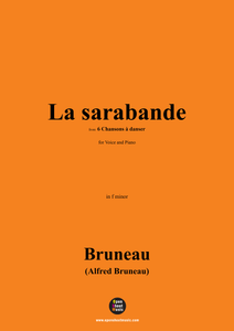 Alfred Bruneau-La sarabande