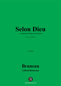 Alfred Bruneau-Selon Dieu