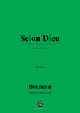 Alfred Bruneau-Selon Dieu