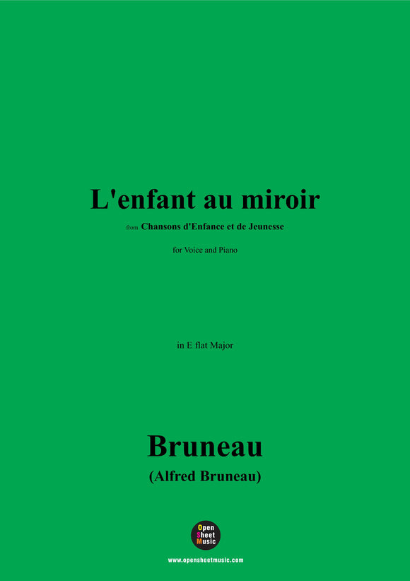 Alfred Bruneau-L'enfant au miroir