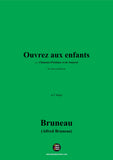 Alfred Bruneau-Ouvrez aux enfants