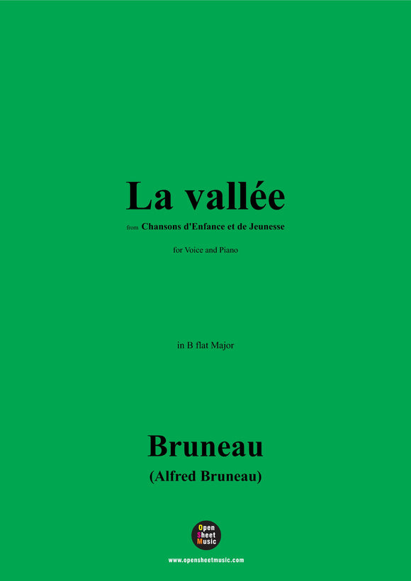 Alfred Bruneau-La vallée