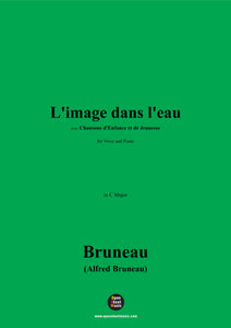 Alfred Bruneau-L'image dans l'eau