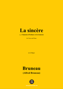 Alfred Bruneau-La sincère