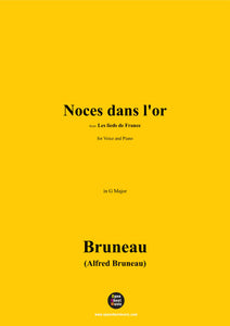 Alfred Bruneau-Noces dans l'or