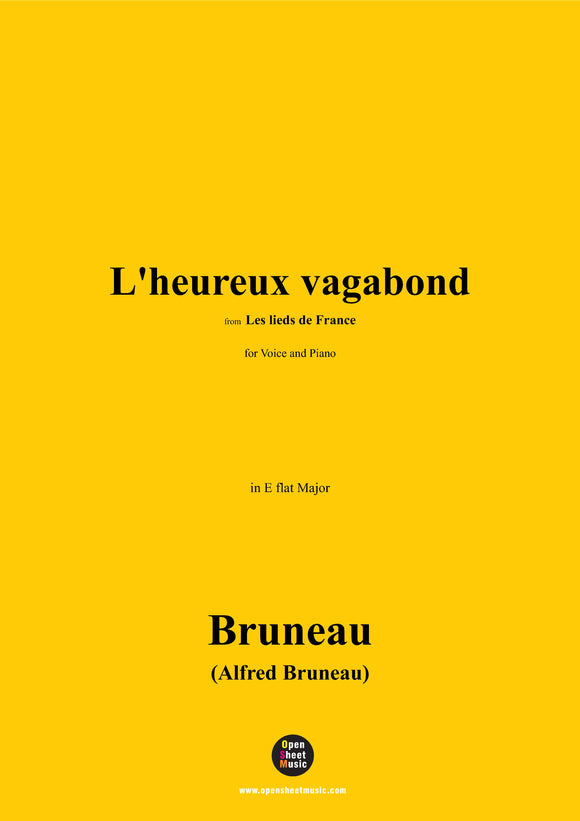 Alfred Bruneau-L'heureux vagabond