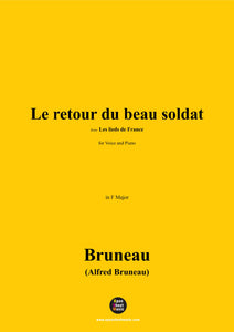 Alfred Bruneau-Le retour du beau soldat