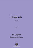 Di Capua-O sole mio,for Piano