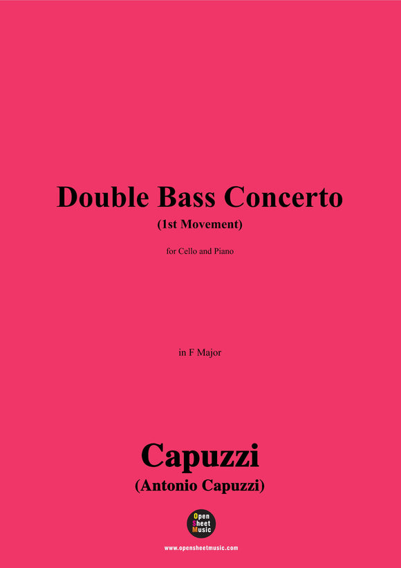 Capuzzi-Double Bass Concerto(1st Movement),in F Major