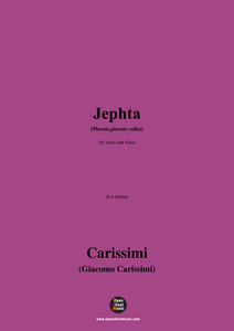 Carissimi-Jephta