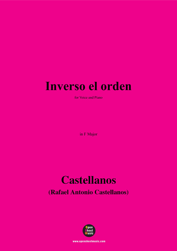 Castellanos-Inverso el orden