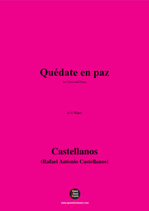 Castellanos-Quédate en paz