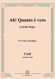 Cesti-Ah! Quanto è vero