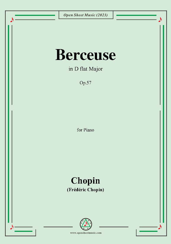 Chopin-Berceuse,Op.57
