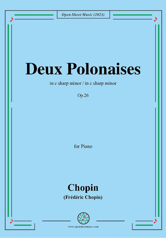 Chopin-Polonaises,Op.26