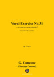 G. Concone-Vocal Exercise No.31- No.40