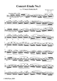 B. Cossmann-Concert Etude No.1,Op.10 No.1