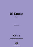 Coste-25 Études,Op.38,for Guitar