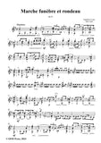 Coste-Marche funèbre et rondeau,Op.43,for Guitar