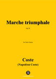 Coste-Marche triumphale,Op.26,for Guitar