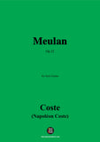 Coste-Meulan,Op.22,for Guitar