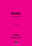 Coste-Rondo,Op.17 No.2,for Guitar