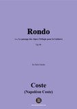 Coste-Rondo,Op.40,for Guitar