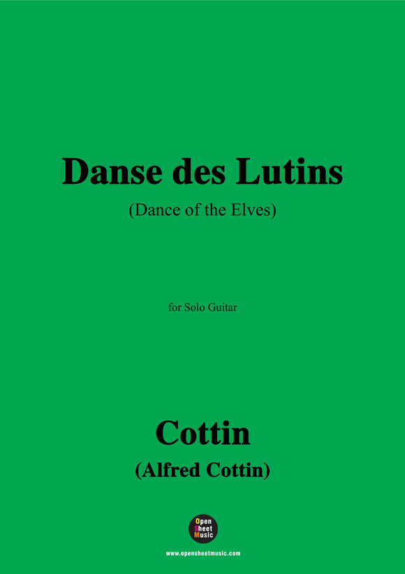 Cottin-Danse des Lutins(Dance of the Elves)