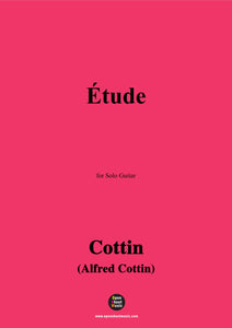Cottin-Étude,for Guitar