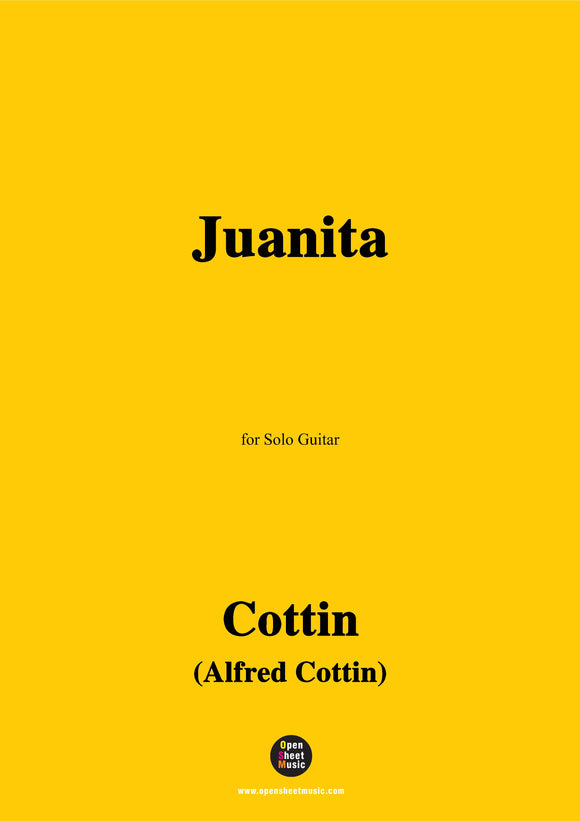 Cottin-Juanita,for Guitar