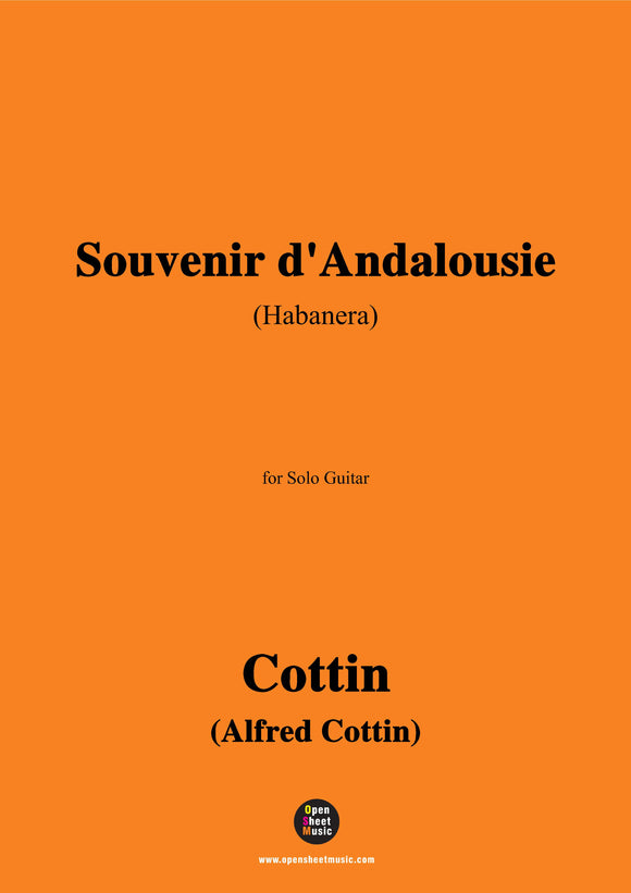 Cottin-Souvenir d'Andalousie(Habanera)