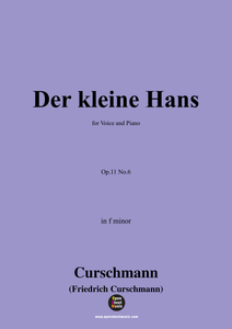 Curschmann-Der kleine Hans