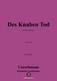 Curschmann-Des Knaben Tod