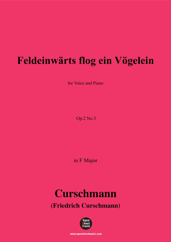 Curschmann-Feldeinwärts flog ein Vögelein