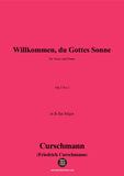 Curschmann-Willkommen,du Gottes Sonne