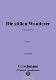 Curschmann-Die stillen Wanderer,Op.5 No.5